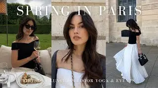 Spring vlog in Paris: Birthday lunch at Loulou, yoga & picnic by the Louvre, events | Paris Diaries