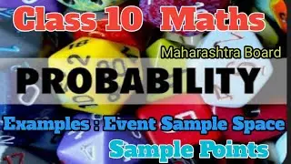 #chapter..probability #class10#maths#examples#event #sample space #sample point#🎲🎲