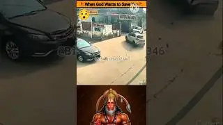 Jai shree Ram jai hanuman Car accident but lafe Life| जय श्री राम लला | #hanumanji  #shorts#video