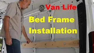 Van Life   Bed Frame Installation