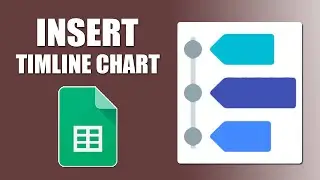 How to insert timeline chart in google sheets