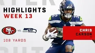 Chris Carson Highlights vs. 49ers