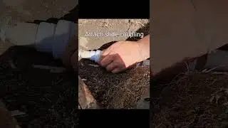Easy sprinkler line repair with 