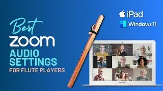 Best Zoom Settings for Flute Players 2023 Mac Windows 11 and iPad