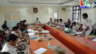 13 012 2018  UTv News Ganjam SP Review Meeting For Purusatampur & Aska Area