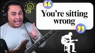 The Right Way to Sit With a Guitar