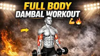 Full Body Dumbbell Workout at Home 💪 | No Gym Needed | Muscle & Fat Loss