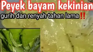 CARA BEDA MEMBUAT PEYEK BAYAM YANG GURIH DAN RENYAH TAHAN LAMA