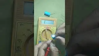 how to check capacitor with multimeter #youtubeshorts #shortvideo #trending #multimeter #capacitor