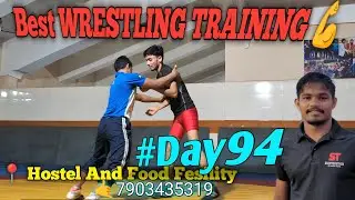 #day94 Best Wrestling Training India | Hostel and Food Fesility #wrestling #viral 