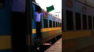 #shorts alp waving flag on his duty 😍💙 #indianrailways#alpstatus#trains