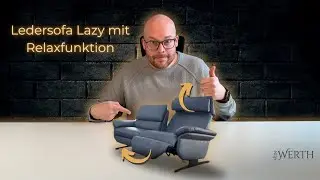 Ledersofa Lazy mit Relaxfunktion |&nbsp;DeWall Design