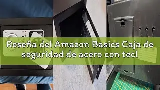 Rese&ntilde;a del Amazon Basics Caja de seguridad de acero con teclado electr&oacute;nico, 0,0045 m3, negro