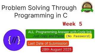 NPTEL: Problem solving through programming in C week 5 all programming assignment with link of codes