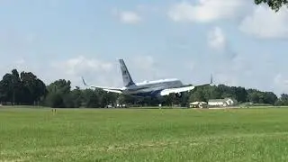 Air Force Two Boeing 757-200 Landing At KLOZ