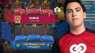 Kidkid vs Pompeyo4 👈Best Miner Balloon  Deck in Clash Royale