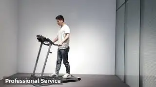 Make Indoor Training Easier: JK106 Electric Foldable Treadmill for Home | Foldable Treadmill