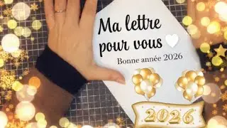 Je me confie à vous dans cette lettre… et je vous souhaite le meilleur #bonneannée 