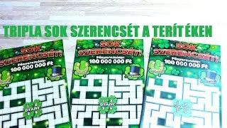 3 x Sok Szerencsét Sorsjegy Kaparás #2