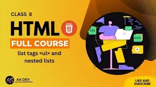 html course | list tags part 2 | unordered list | nested list