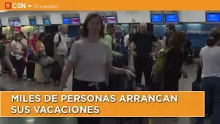 LLEGA FIN de AÑO y MILES de PERSONAS ARRANCAN sus VACACIONES