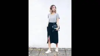 17 Sassy Ideas to Wear Skirts and Sneakers   Pretty Designs