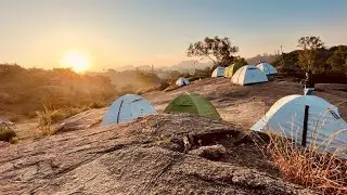 The honest Review of camping trekking adventures in mount abu , rajasthan.