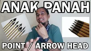 Belajar panahan untuk pemula 6 // POINT / MATA ANAK PANAH