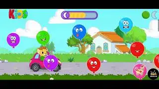 Balloon Train Adventure! 🚂 | Fun Kids Video | Learning Colors & Shapes | #KidsFun #BalloonTrain