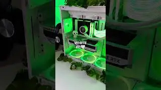 Black vs white pc🤍⚫️ #gamingpc #black #white #rgb #cpu #whitepc #blackpcbuild #pcbuild