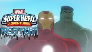 Frost giant Ymir gets sucked into the hole. | Super Hero Adventures: Frost Fight!