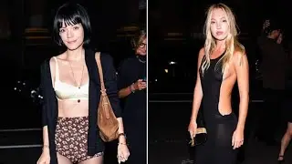 Lily Allen and Lila Moss sport racy ensembles at EE72 magazine launch party in New York