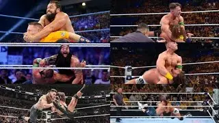 Every John Cena and AJ Styles tribute move from classic at WWE Crown Jewel #wwe #johncena #shorts