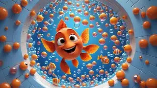 Goldfish in a Bubble Bath | Fun Animal Song for Kids | Nursery Rhymes and Educational Videos