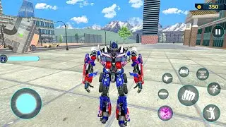 Robot Optimus Prime Jet Bike Car Transformation Game 2020- Android Gameplay