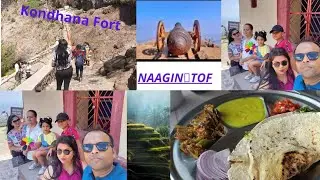 kondhana Fort part-2 and naagin🐍Tof..Authentic Marathi food@manvikavlogs4513