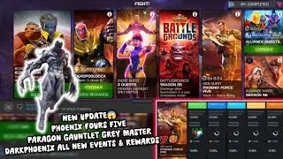 #mcoc New Update☠️ Free Rewards🤩 Phoenix Force five🥵 Paragon Gauntlet Grey Master💯 DarkPhoenix Store
