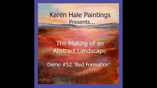 Amazing Acrylic Abstract Landscape Art Demonstration