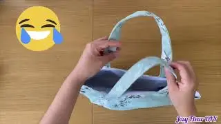 C&oacute;mo hacer un bolso de tela con forro - f&aacute;cil de hacer 😉