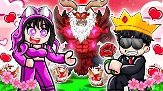 I Completed VALENTINES UPDATE in Blox Fruits Roblox!