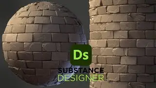 Stylized Brick Wall   Substance 3D Designer