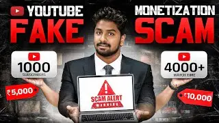 ⚠️FAKE MONETIZATION SCAM Exposed 😱In Telugu by Techpad | Buying Subscribers