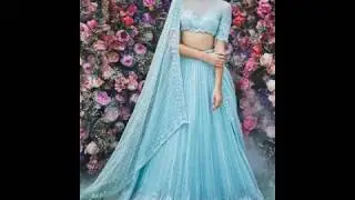 Beautiful net lehenga designs // latest net fabric bridal lehengas