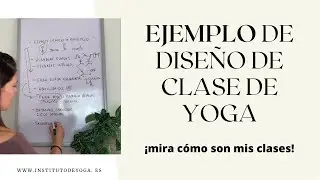 Diseña una CLASE de YOGA en PIZARRA paso a paso