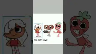 When Ginger see Cosmo and Sprout (Not a ship) #dandysworld #fruitcake #memes