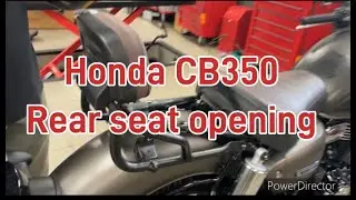 Honda CB350 Seat | How to Open Honda CB350 Seat | How to open Honda CB350 Seat Cover | Accessories