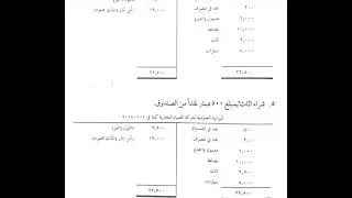 مثال حول المعادلة الميزانية / أ.مصطفى