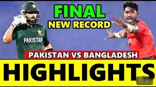 Pakistan Vs Bangladesh Emerging AsiaCup Final Match Highlights 2025 | Ban VsPak Final Highlights
