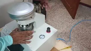 Paper/board burst testing machine