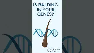 🧬 Is balding in your DNA? Here&rsquo;s the truth. #HairLoss #Genetics #DrAdamCho #hairtransplant
